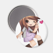 TK chibi magneet (Voorkant / Achterkant)