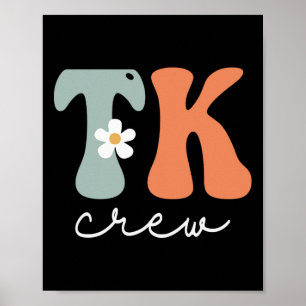 Tk Crew Retro Groovy Vintage Vrouwen Gelukkige Eer Poster
