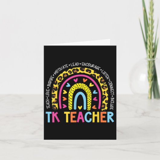 TK docent terug naar school Kind Kaart (Voorkant)