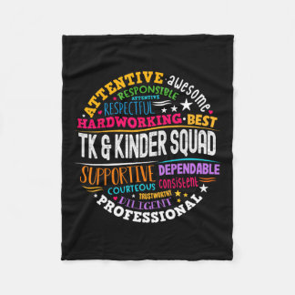 TK en Kinder Squad Overgangslessen Fleece Deken