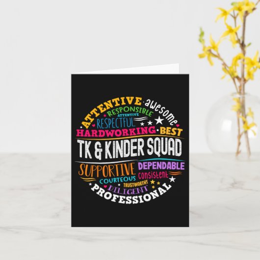 TK en Kinder Squad Overgangslessen Kaart (Gele Bloem)