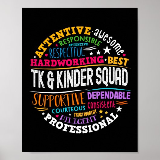 TK en Kinder Squad Overgangslessen Poster (Voorkant)