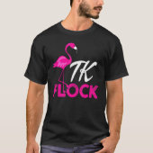 Tk Flamingo Transitional Kindergarten Leraar T-shirt (Voorkant)