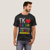 Tk hele dag transitie kleuterleidster student t-shirt (Voorkant volledig)