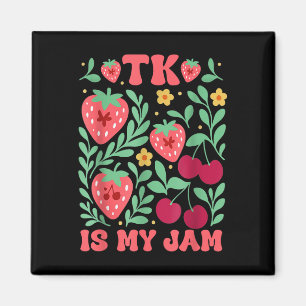 TK is mijn Jam Strawberry Cherry Transitional Kind Magneet