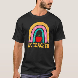 Tk Leraar Regenboog Potlood Vrouwen Terug naar Sch T-shirt