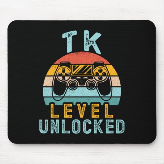 TK Level Ontgrendeld Videogame CK naar School Boy Muismat (Voorkant)