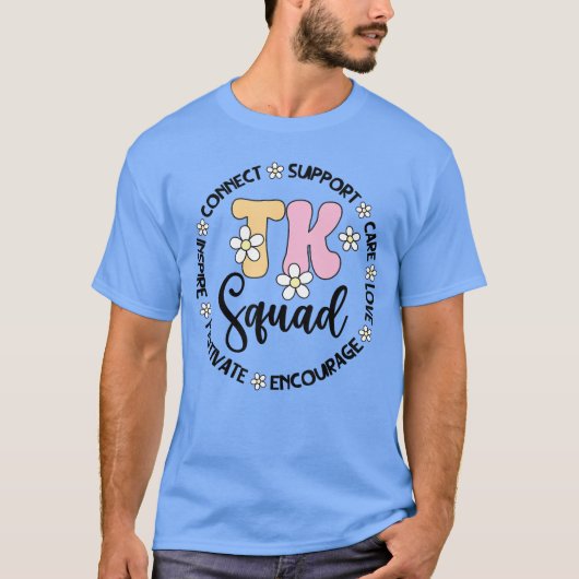 TK Squad Transitional Kindergarten Student TK Teac T-shirt (Voorkant)
