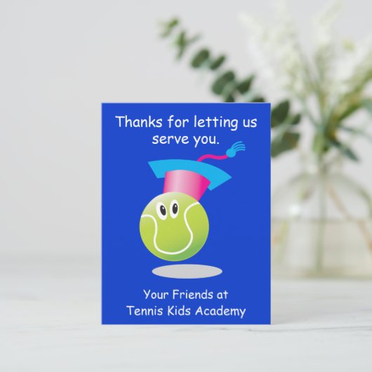 TKA_ Bedankt om ons toe te staan u_reg herinnering Briefkaart (Staand voorkant)