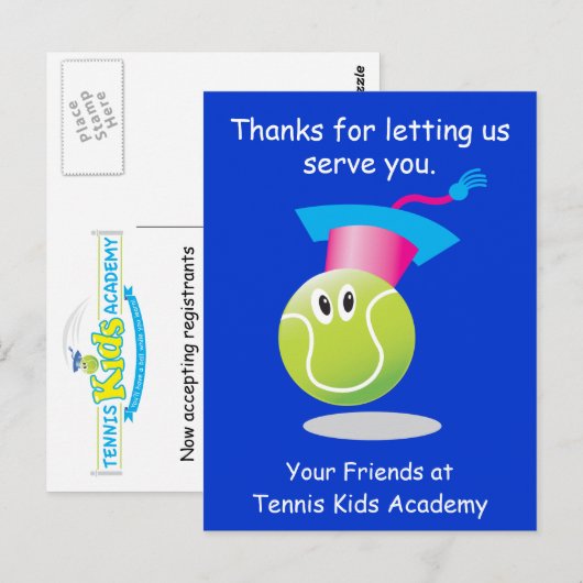 TKA_ Bedankt om ons toe te staan u_reg herinnering Briefkaart (Voorkant / Achterkant)