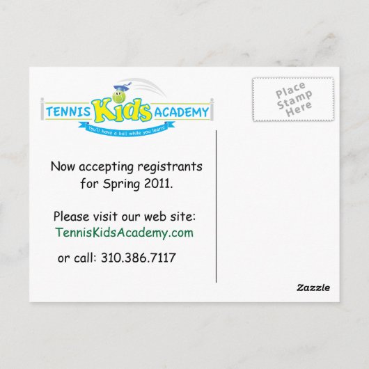 TKA_ Bedankt om ons toe te staan u_reg herinnering Briefkaart (Achterkant)