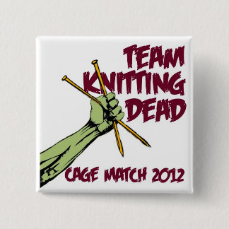 TKD Cage Match 2012 Badge Vierkante Button 5,1 Cm