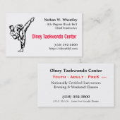 TKD-kaart Visitekaartje (Voorkant / Achterkant)