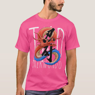 TKD Koreaanse draak Yin Yang Taegeuk Taekwondo Per T-shirt