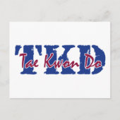 TKD Tae Kwon Do Briefkaart (Voorkant)