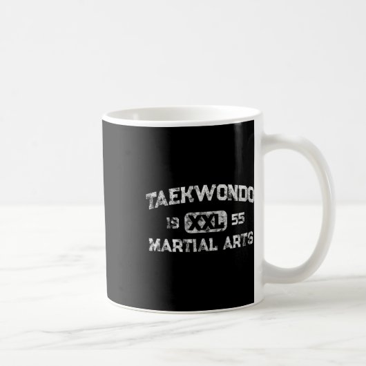 TKD Taekwondo Student Martial Karate Marti Koffiemok (Rechts)