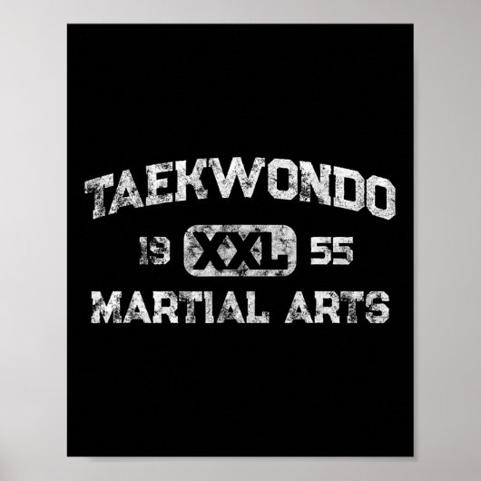 TKD Taekwondo Student Martial Karate Marti Poster (Voorkant)