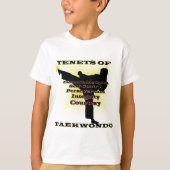 TKD Tenets Gold Highlight T-shirt (Voorkant)