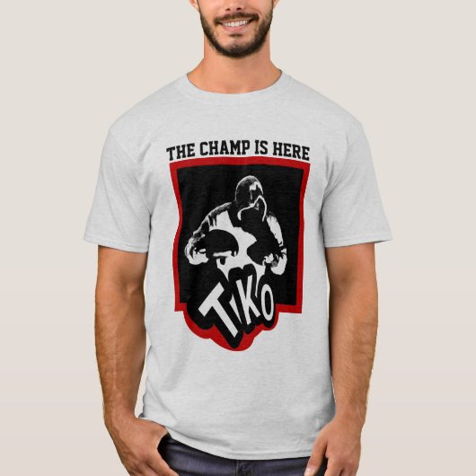 TKO Mannen Tall Hanes T-Shirt (Voorkant)