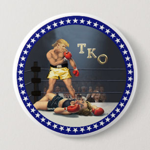 TKO: Trump Knock Out Ronde Button 4,0 Cm