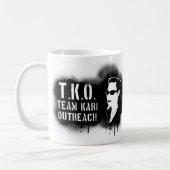 TKO - Zwarte Stencil Koffiemok (Links)