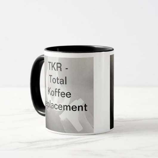 TKR - Totale vervanging Koffee Mok (Voorkant links)