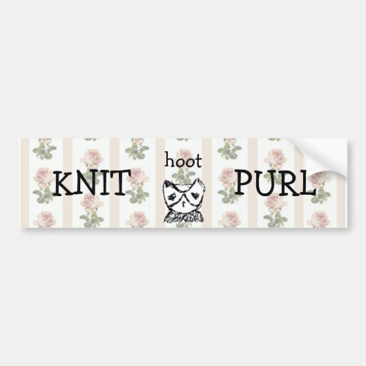 TKZA-messenhoes met paarse bumpersticker (Voorkant)
