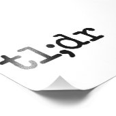 tl;dr te lang niet gelezen foto afdruk (Hoek)