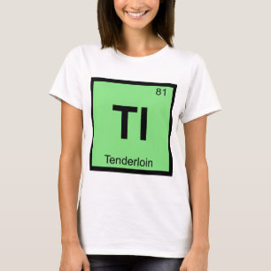 Tl - Lende San Francisco Chemisch Symbool T-shirt