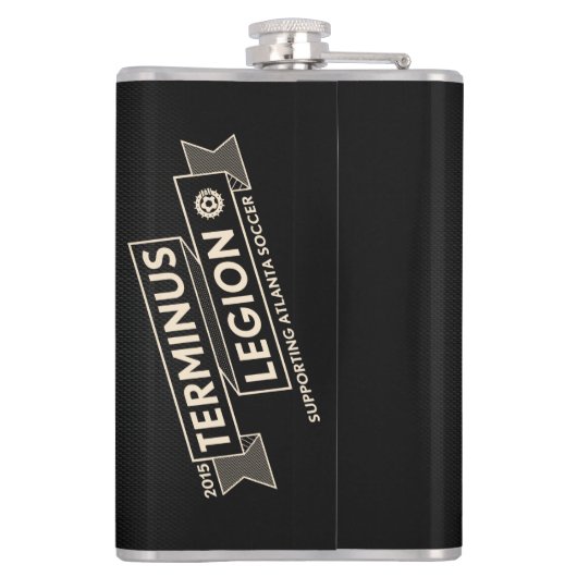 TL-treinkolf met Logo achterzijde lint Heupfles (Achterkant)