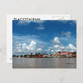 Tlacotalpan van de Rio Papaloapan Briefkaart (Voorkant / Achterkant)