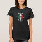 Tlahuac Mexico Flag Badge  T-shirt (Voorkant)