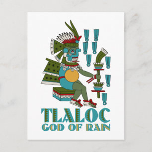 Tlaloc Briefkaart