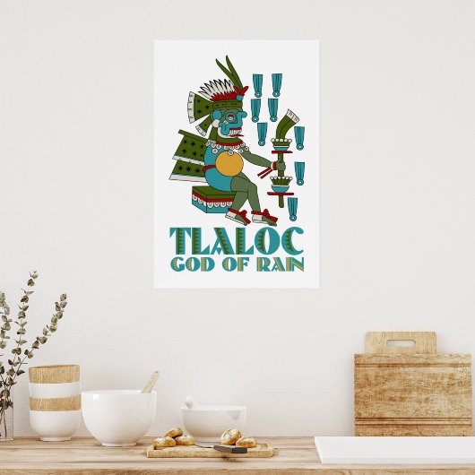 Tlaloc Poster (Keuken)