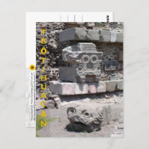 Tláloc, Teōtihuácān, Mexico - briefkaart