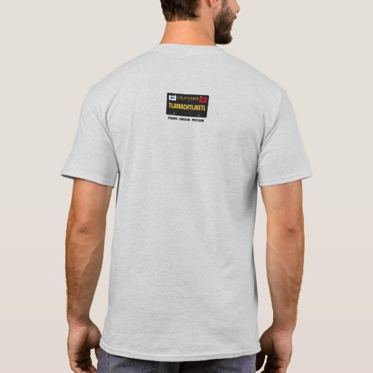 Tlamachtijketl License Bord Shirt () (Achterkant)