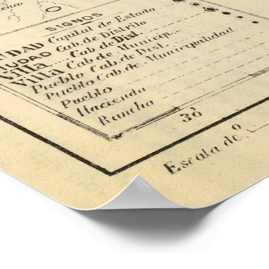 Tlaxcala, Mexico Poster (Hoek)