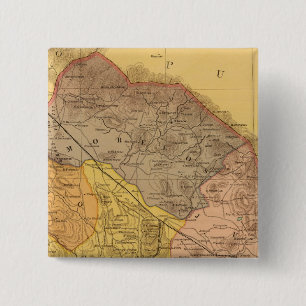 Tlaxcala Vierkante Button 5,1 Cm