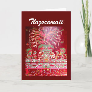 Tlazocamati Nahuatl Aztec bedankkaart
