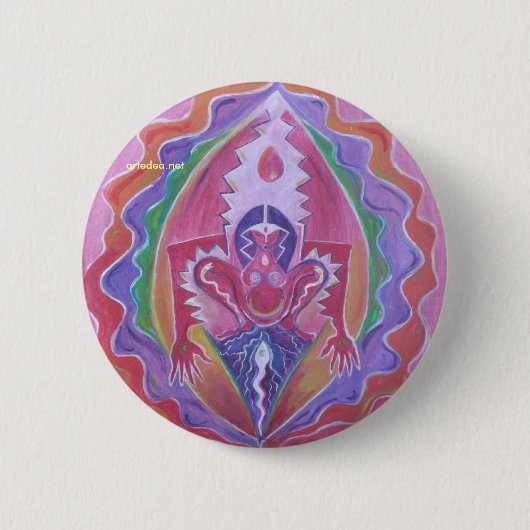 Tlazolteotl - Button (Voorkant)