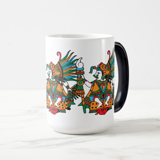 Tlazolteotl - Godin of Filth the Earth Moeder Magische Mok (Voorkant rechts)