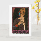 Tlazolteotl-Wenskaart Kaart (Gele Bloem)