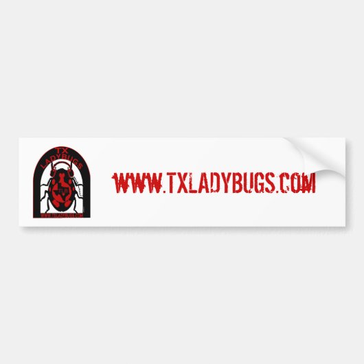 TLB URL-Bumpersticker Bumpersticker (Voorkant)