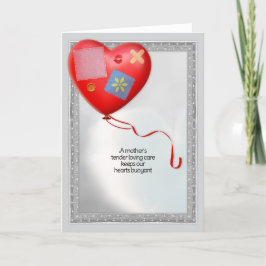 TLC-hartballon voor moeder Bedankkaart