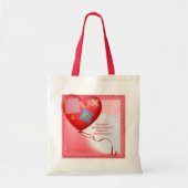 TLC-hartballon voor moeder Tote Bag (Voorkant)