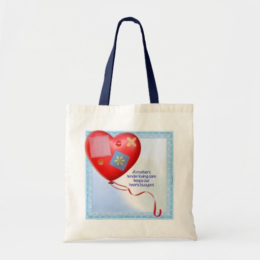 TLC-hartballon voor moeder Tote Bag (Voorkant)