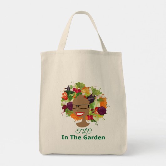 TLC in de tuinbouwzak, herbruikbaar Tote Bag (Achterkant)