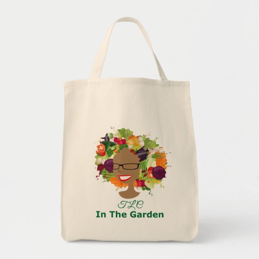 TLC in de tuinbouwzak, herbruikbaar Tote Bag (Voorkant)