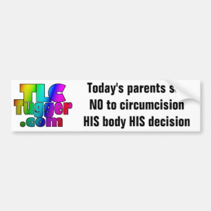 TLC Tugger - De ouders van vandaag zeggen NEE tege Bumpersticker