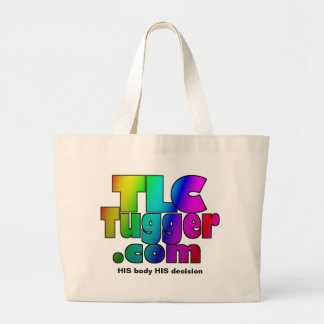 TLC Tugger Rainbow Tas, zijn lichaam Grote Tote Bag